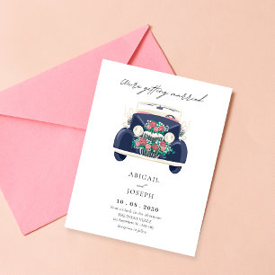 Wedding Car Classic Invitation