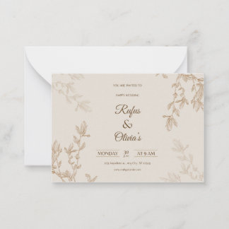 Wedding card