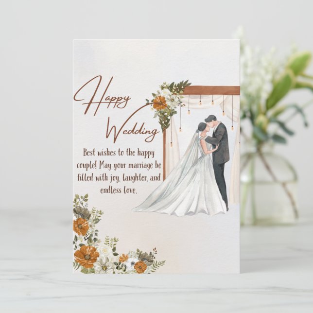 wedding card (Standing Front)