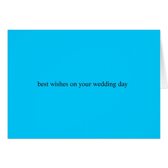 wedding card (Front Horizontal)