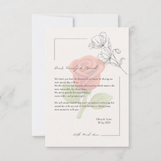 Wedding card