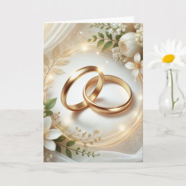 Wedding  card (Small Plant)