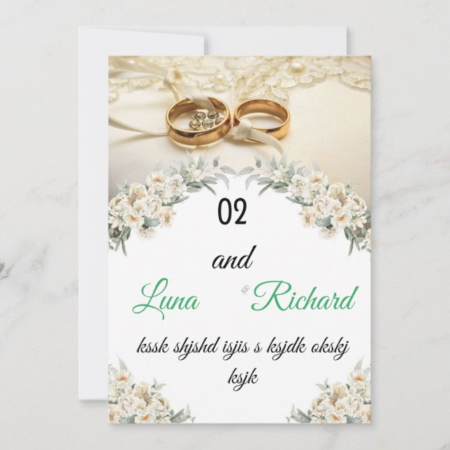 wedding card designs (Front)