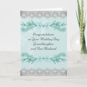 Wedding Card for Granddaughter & New Husband
