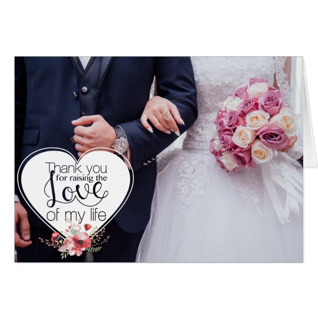 wedding card for the future mother-in-law (Front Horizontal)