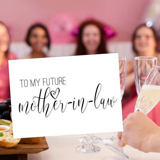wedding card for the future MOTHER-in-law (Creator Uploaded)