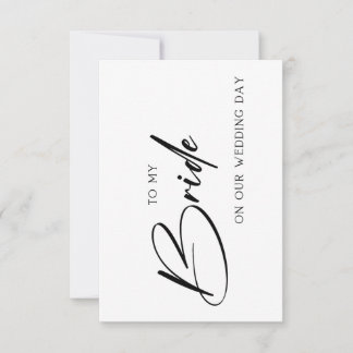 Wedding Card for Your Bride or Groom