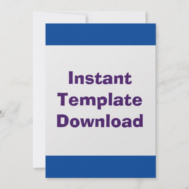 Wedding Card Instant Download Template (Front)