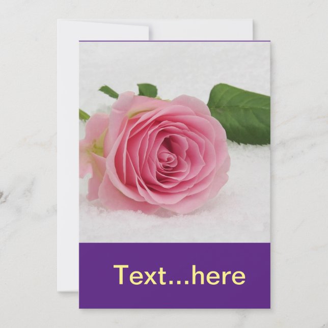 Wedding Card Instant Download Template (Front)
