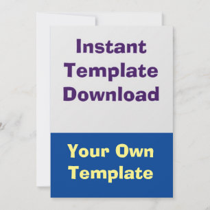 Wedding Card Instant Download Template