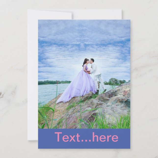 Wedding Card Instant Download Template (Front)