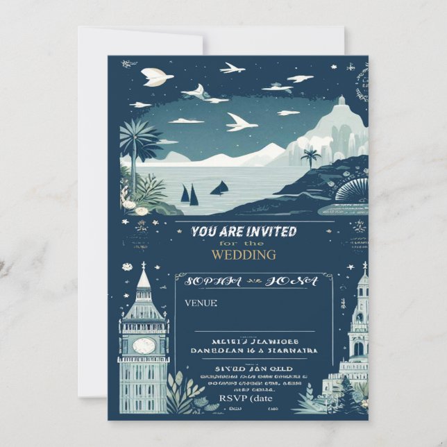 wedding card invitation (Front)