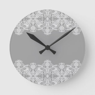 Wedding Card Round Clock