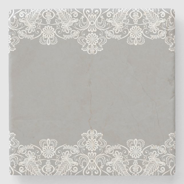 Wedding Card Stone Coaster (Front)