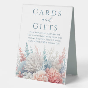 Wedding Cards and Gifts- Pastel Coral Reef