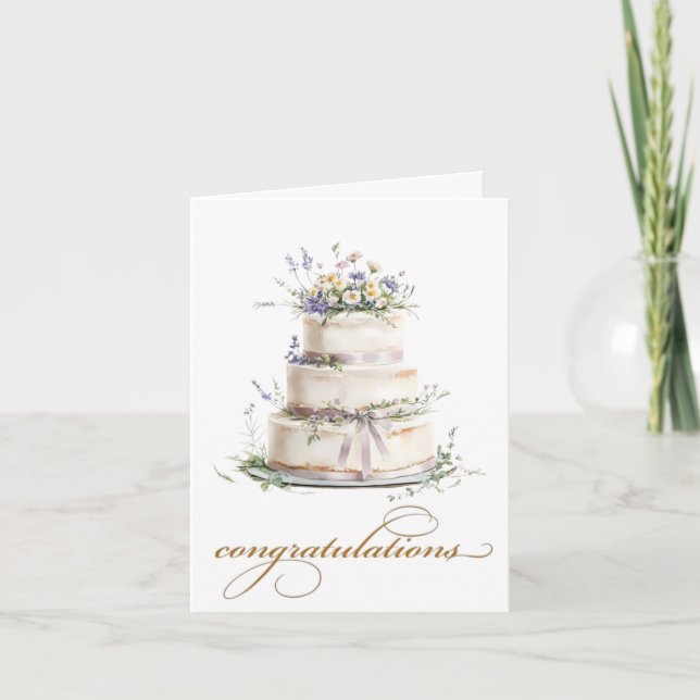 Wedding Cards Congratulations (Front)