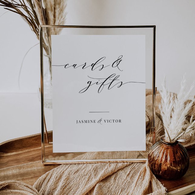 Wedding Cards & Gift Table Paper Poster Sign J102 (Creator Uploaded)