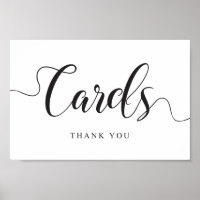 Wedding Cards Sign. Post Box Poster
