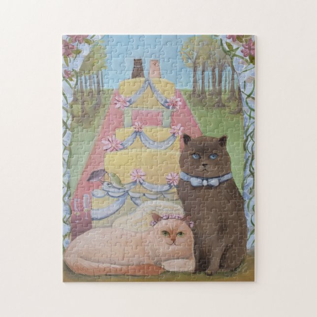 Wedding Cats Jigsaw Puzzle (Vertical)