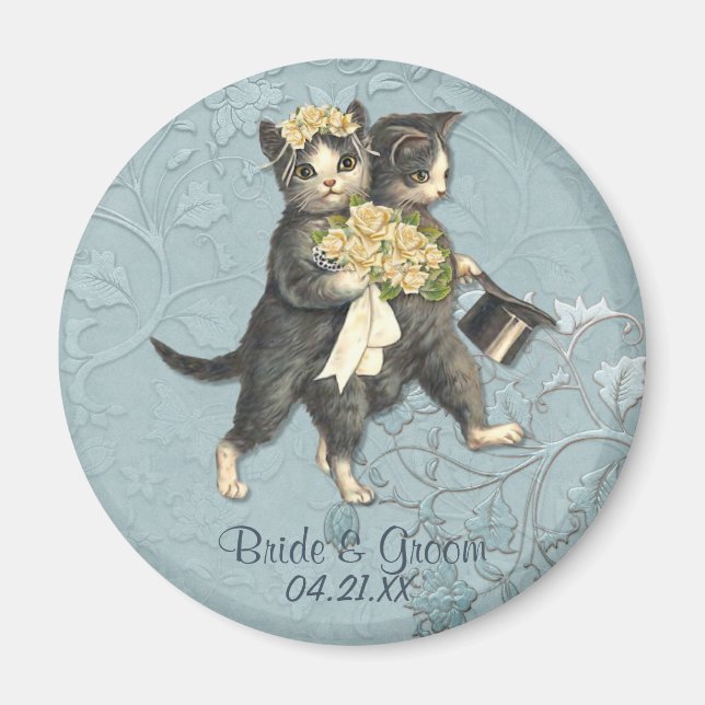 Wedding Cats Magnet (Front)