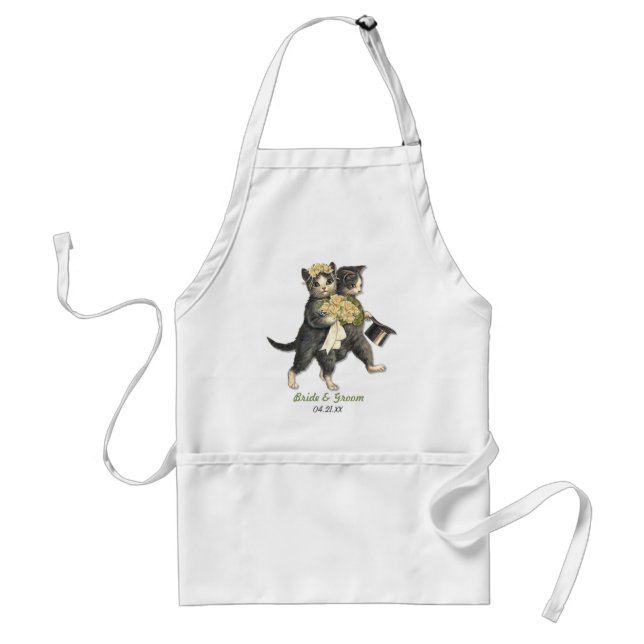 Wedding Cats Standard Apron (Front)