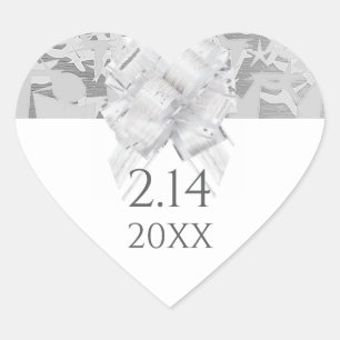 Wedding/Celebration/Holiday Heart Sticker