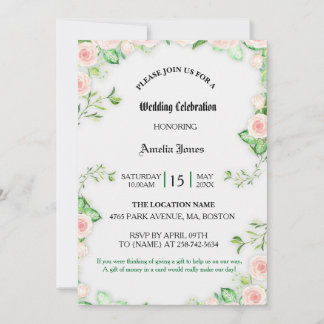 Wedding Celebration Invite