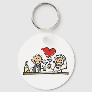 Wedding Celebration Key Ring