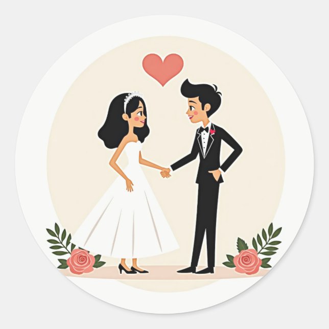 Wedding Celebration Sticker Pack (Front)