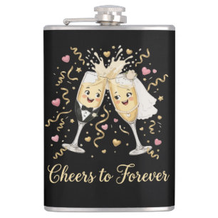 Wedding Celebration Toast Hip Flask