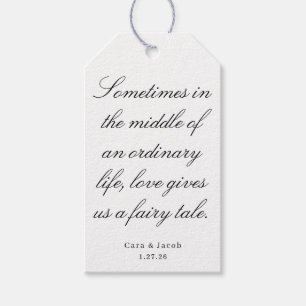 Wedding Centerpiece, Bridal Shower Decoration  Gift Tags