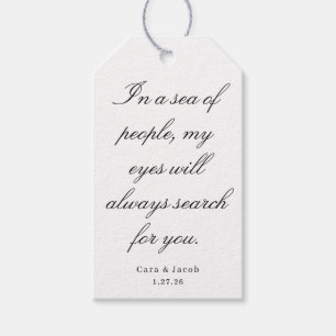 Wedding Centerpiece, Bridal Shower Decoration  Gift Tags