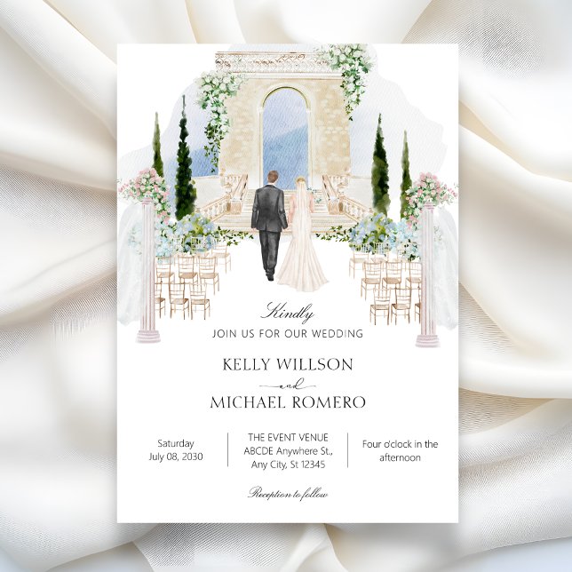 Wedding ceremony art  invitation (Creator Uploaded)