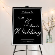 Wedding Ceremony Decor Entrance Sign