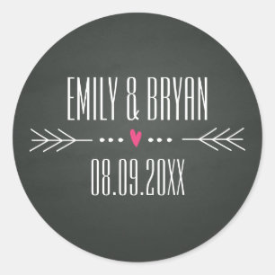 Wedding Chalkboard Sticker