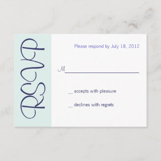 Wedding Champagne Toast RSVP Card
