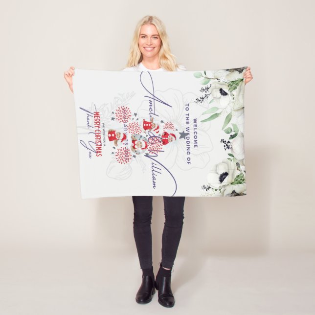 Wedding & Christmas Fleece Blanket (In Situ)