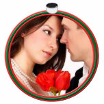 Wedding Christmas Ornament Photo Sculpture Decoration<br><div class="desc">See more Christmas Designs by Sandra  


 








 


See more Christmas Designs by Sandra</div>