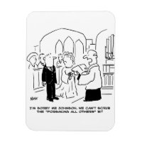 Wedding Church Service Vicar Can't Scrub Vows