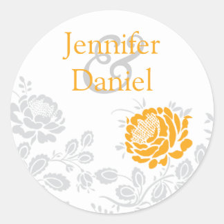Wedding Classic Round Sticker