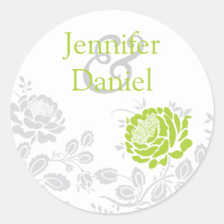 Wedding Classic Round Sticker
