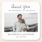 Wedding Coaster Favor with Photo
