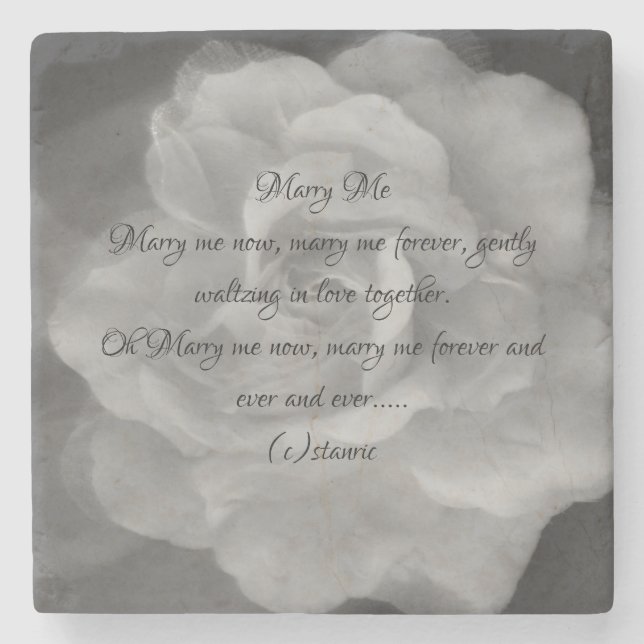 WEDDING COASTER ROMANTIC DESIGN STYLE  (Front)