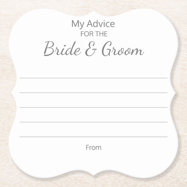 Wedding Coasters (Front)