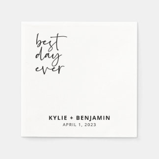 Wedding Cocktail Napkin