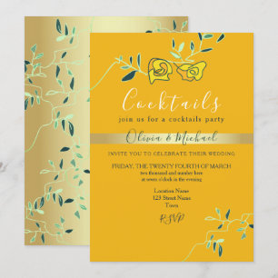 Wedding Cocktail Party Invitation