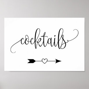 Wedding Cocktails Directional Sign