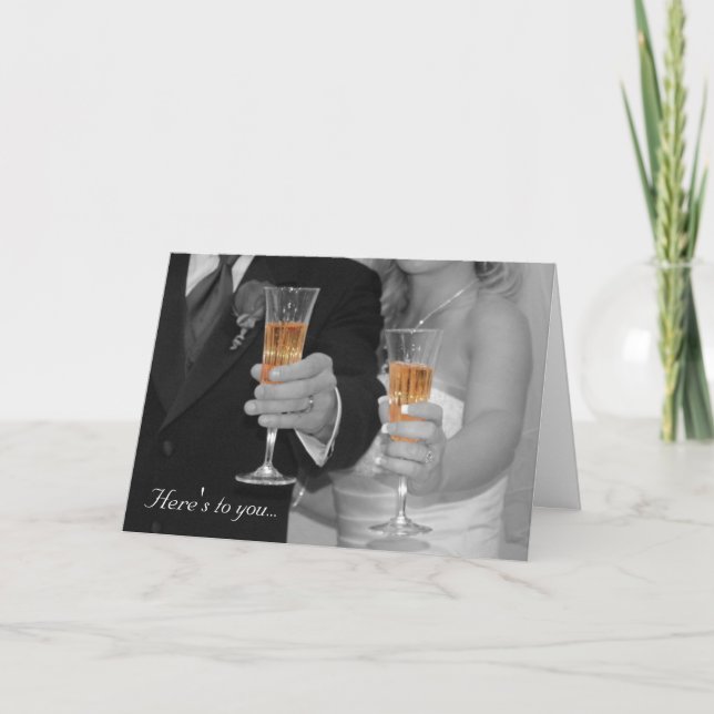 Wedding Congratulations Card (Front)