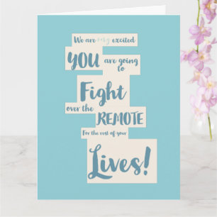 Wedding congratulations Folded Greeting Card