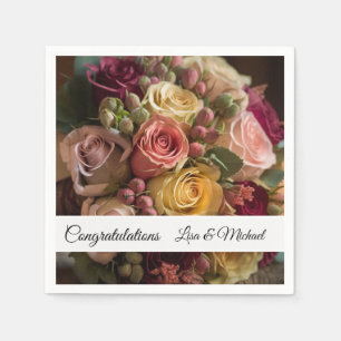 Wedding Congratulations Paper Napkins